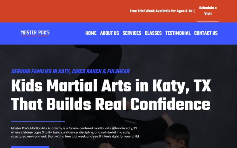 Master Pak's Martial Arts Academy