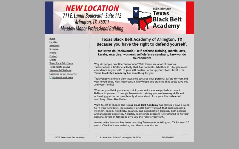 Mike Johnson’s Texas Black Belt Academy