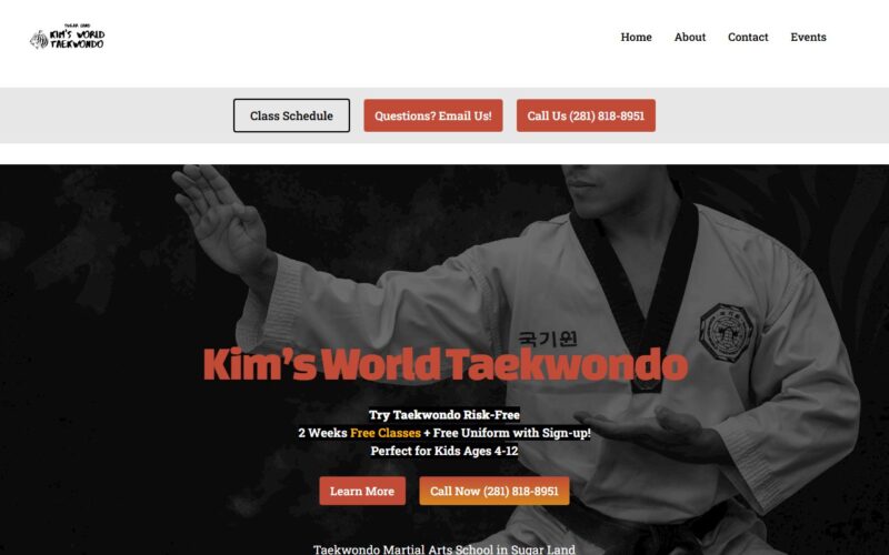 Kim's World Taekwondo Sugar Land