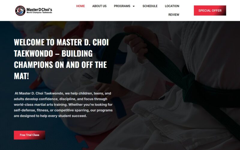 Master D Choi's World Champion Taekwondo