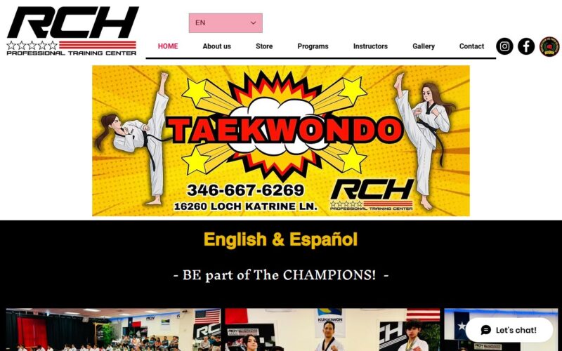 RCH Professional Training Center •TAEKWONDO• Hwy6
