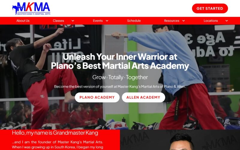 Master Kang's Martial Arts Plano