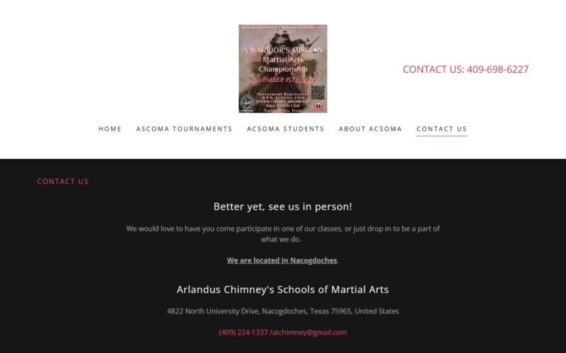 ACSOMA (Arlandus Chimney's Schools of Martial Arts)