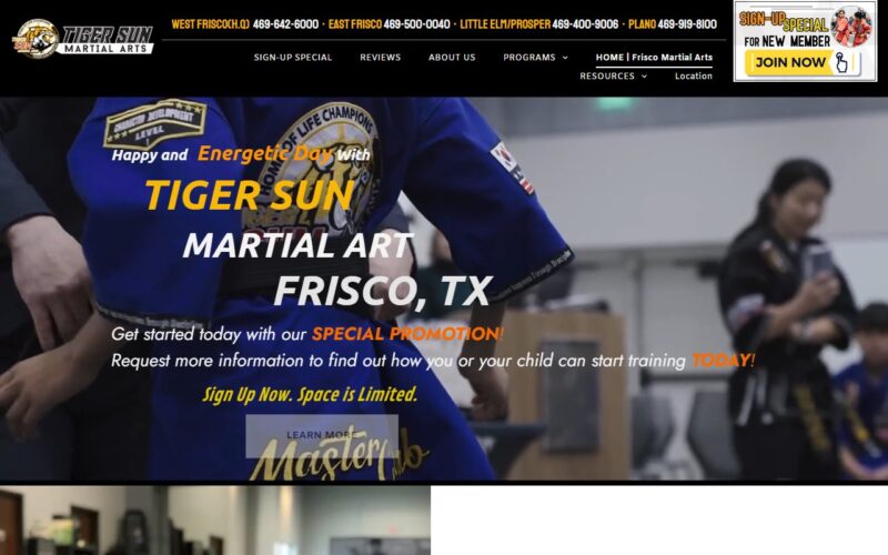 TIGER SUN MARTIAL ARTS FRISCO / KARATE TAEKWONDO