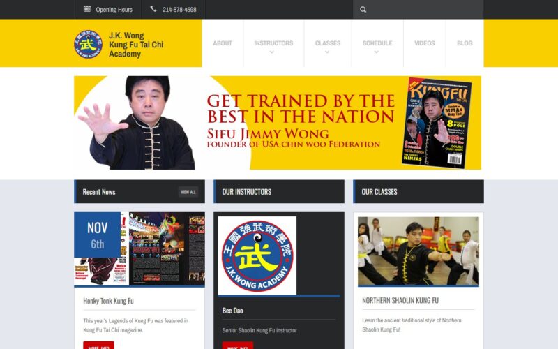 J.K. Wong Kung Fu Tai Chi Academy