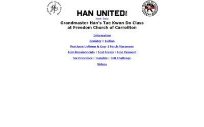 Master Han's Freedom Taekwondo