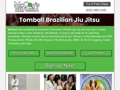 McCoy's Brazilian Jiu Jitsu & MMA - Tomball
